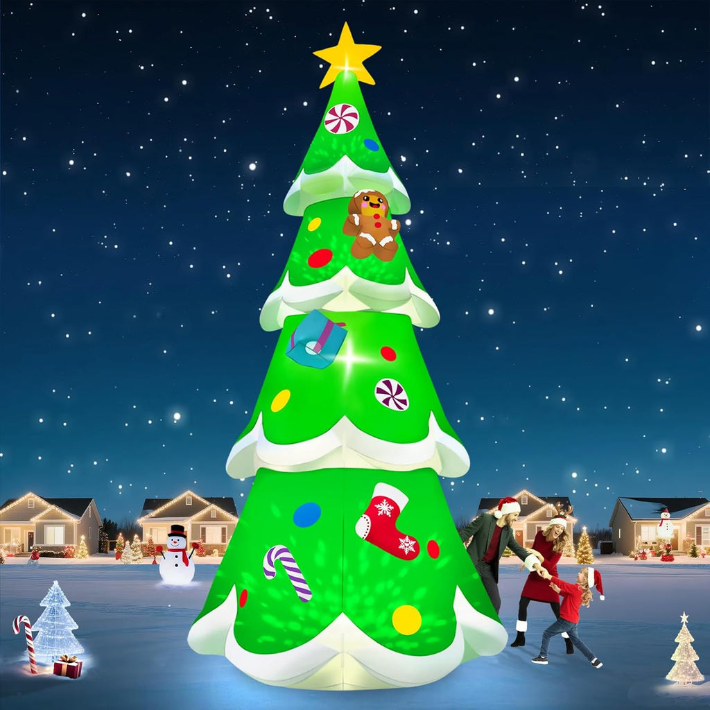 20FT Christmas Tree Inflatable with LED Light, Kalolary Giant Christmas