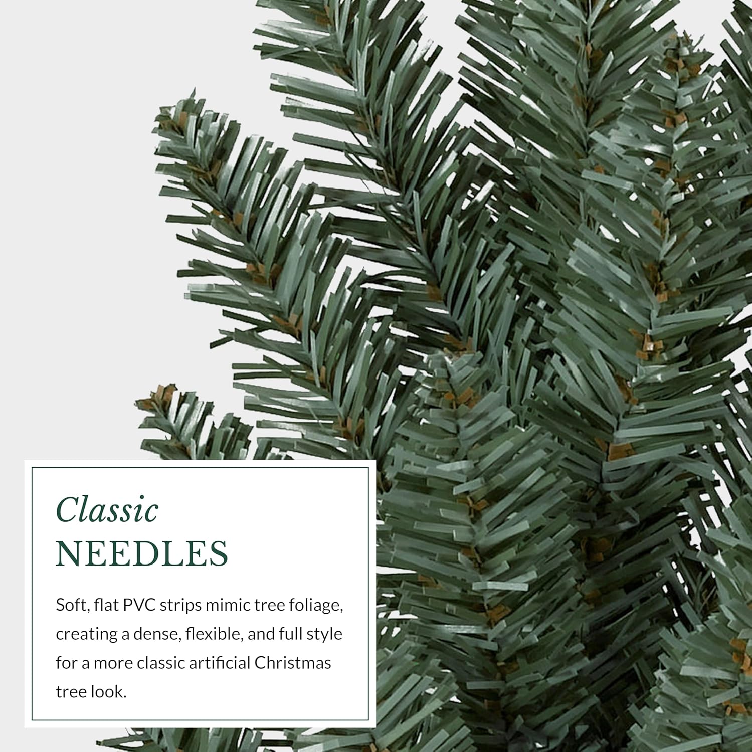 7.5ft Pre-Lit Classic Blue Spruce - Artificial Christmas Tree with 2,960+ Tips, 1,000 Clear LED Lights