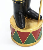 4FT Tall Nutcracker Christmas Decoration, Lighted Large Nutcracker Soldier Decoration with Scepter