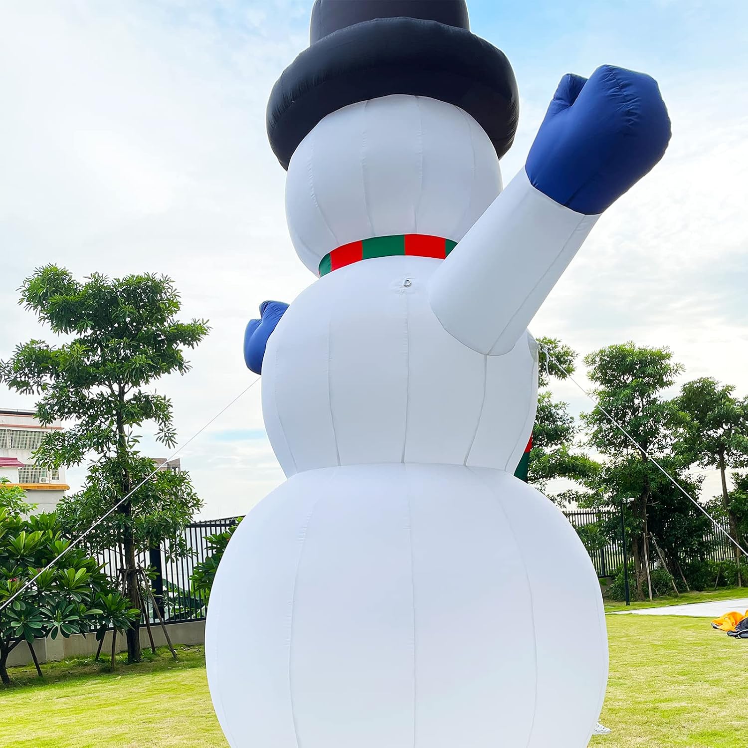 Giant 40Ft Christmas Inflatable Snowman with Blower for Christmas Yard Decorations Outdoor Yard Lawn Xmas Party Blow up Decoration
